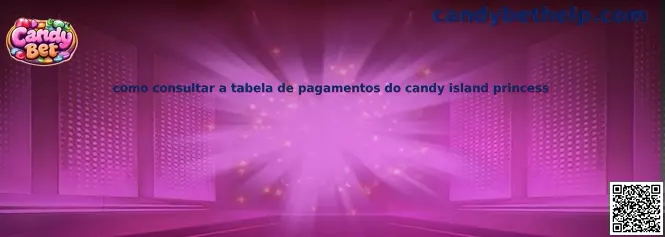 Como consultar a tabela de pagamentos do Candy Island Princess